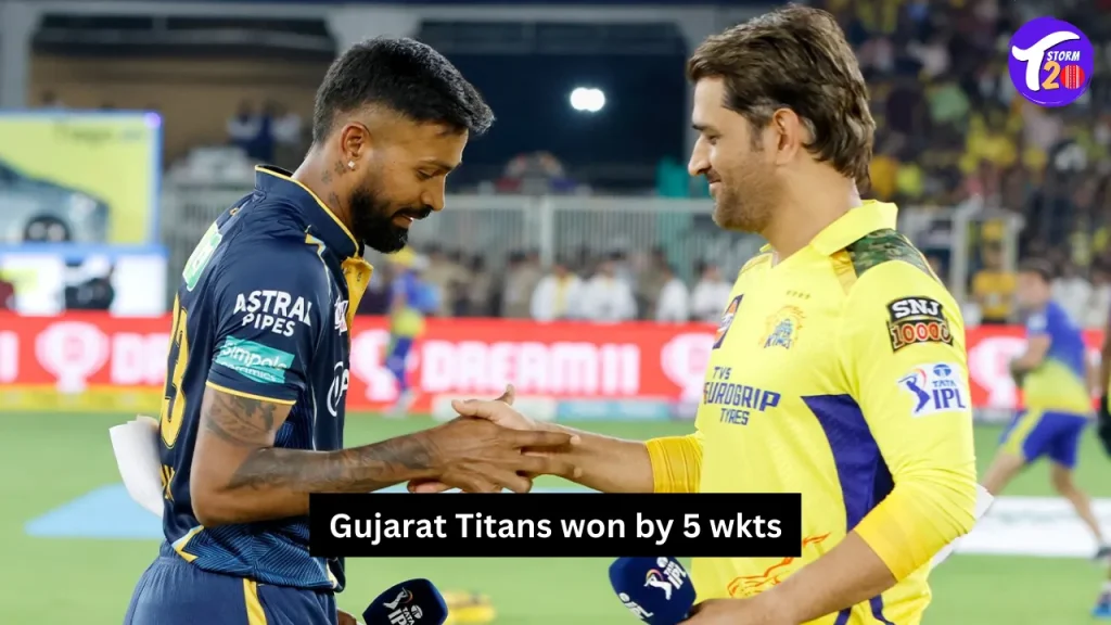 Gujarat Titans won by 5 wkts