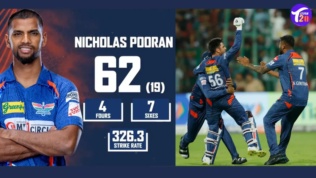 Lucknow Super Giants won thanks to Nicholas Pooran's Fastest Half Century