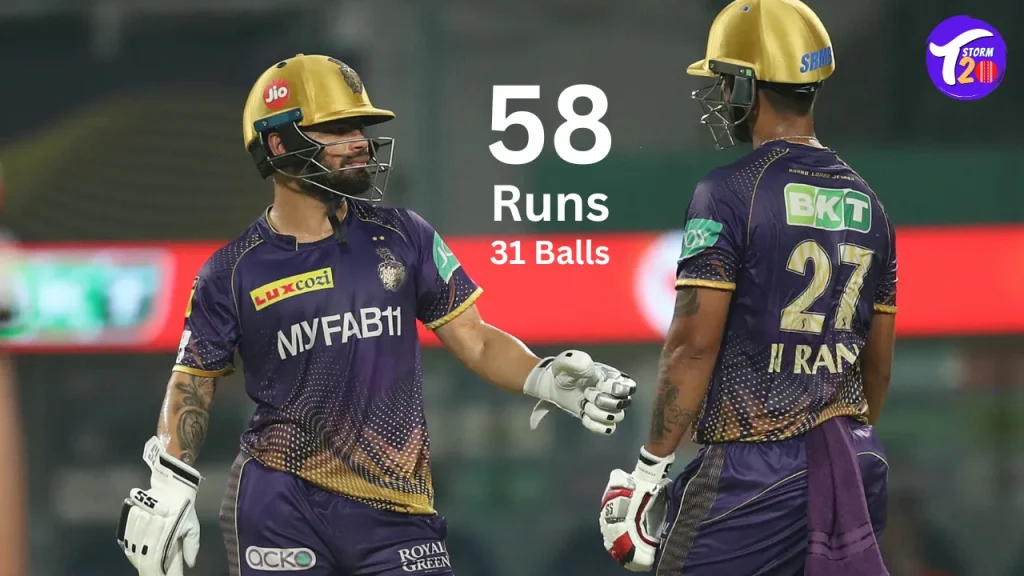 Nitish Rana and Rinku Singh's explosive innings did not work for KKR's win over SRH