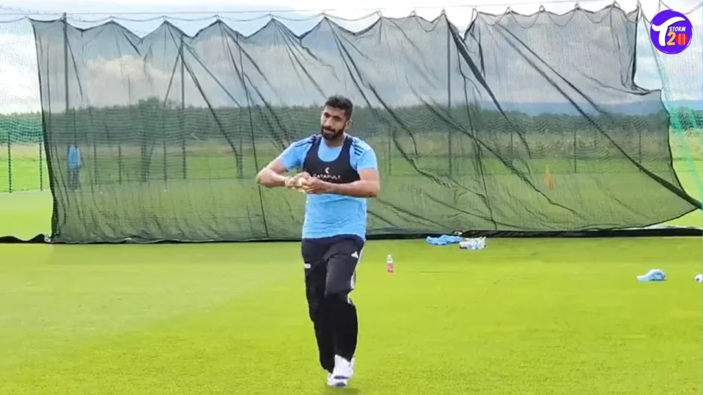 bumrah on field for practice